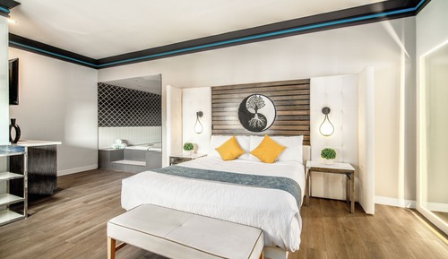 Habitación Royal, 1 cama de matrimonio grande, bañera de hidromasaje