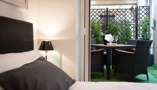 Suite estudio junior, patio