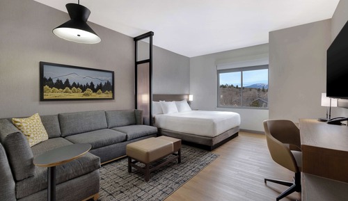 Habitación, 1 cama de matrimonio grande con sofá cama