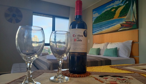 Apartamento Deluxe, 1 cama doble, vistas al mar