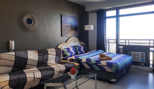 Estudio Deluxe, balcón, vistas a la ciudad