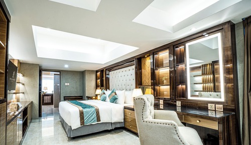 Suite presidencial, vistas a la ciudad