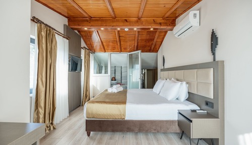 Habitación Elite doble, baño privado, vistas al mar