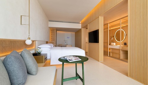 Habitación Deluxe, 1 cama de matrimonio, vistas al jardín