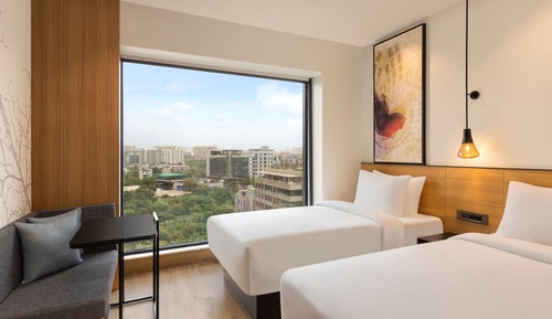 Habitación estándar, 2 camas individuales, vistas a la ciudad