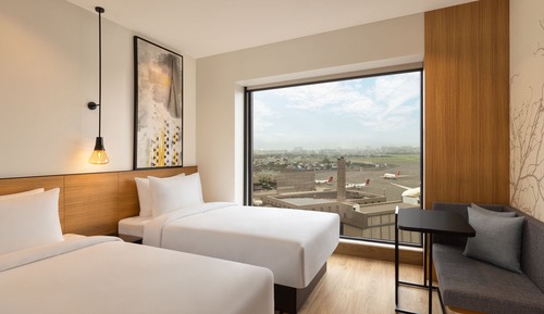 Habitación Deluxe, 2 camas individuales, vistas al jardín