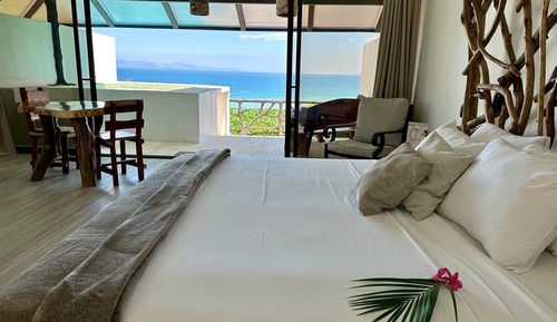 Suite estudio romántica, 1 cama de matrimonio grande