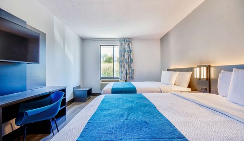 Habitación estándar, 2 camas de matrimonio, no fumadores, frigorífico y microondas