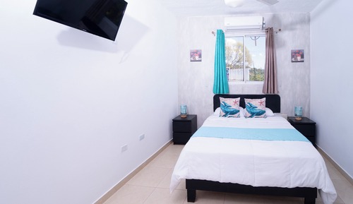 Apartamento, 1 cama de matrimonio grande con sofá cama