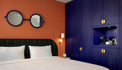 Estudio, 1 cama de matrimonio grande (Art)