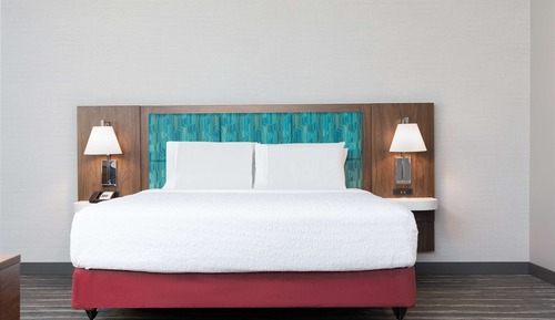 Estudio, 1 cama de matrimonio grande, accesible para personas con discapacidad (Roll-In Shower)