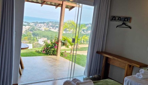 Habitación cuádruple, vistas al mar