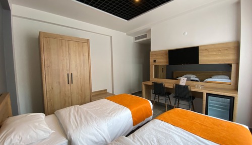 Habitación estándar con 2 camas individuales, 2 camas individuales, vistas a la ciudad