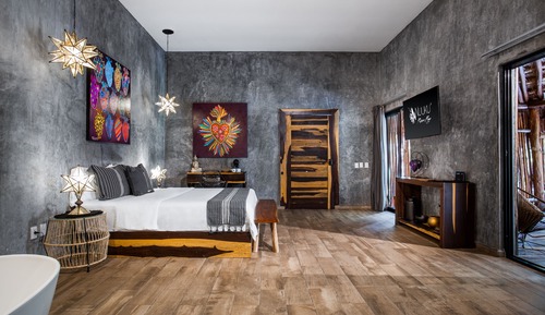 Villa de diseño, 1 cama de matrimonio grande, piscina privada