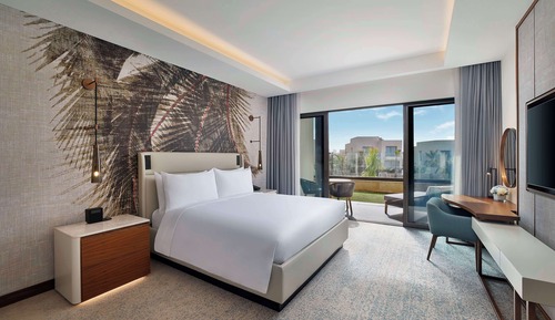 Habitación Deluxe, 1 cama de matrimonio grande, vistas al jardín