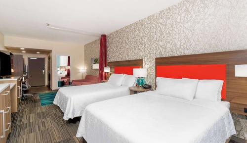 Suite estudio, 2 camas de matrimonio