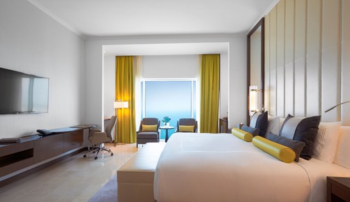 Habitación superior, 1 cama de matrimonio grande, vistas al mar