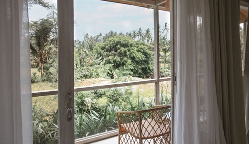Villa Deluxe, 1 cama de matrimonio grande, vistas al jardín