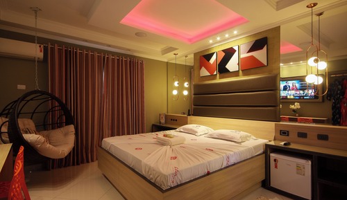 Habitación romántica doble, 1 cama de matrimonio grande