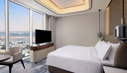 Estudio, 1 cama de matrimonio grande