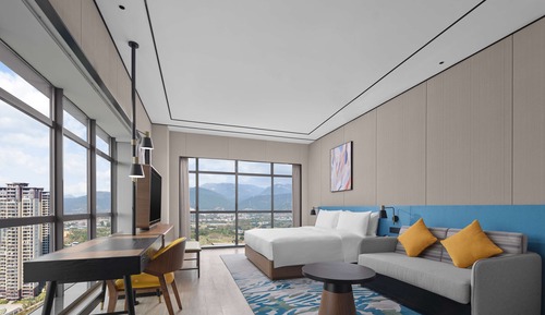 Habitación, 1 cama de matrimonio grande con sofá cama