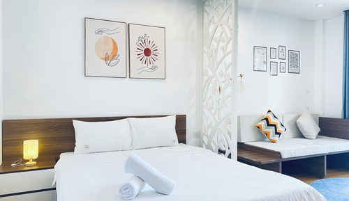 Estudio de diseño, 1 cama de matrimonio