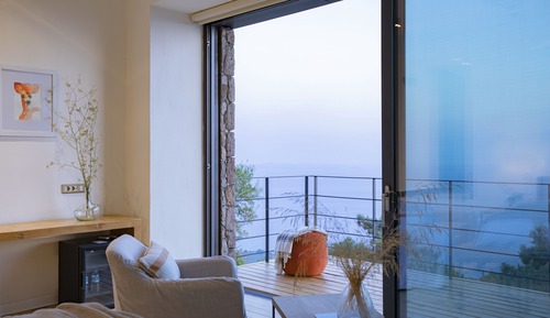 Habitación doble, bañera, vistas al mar
