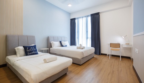Apartamento ejecutivo, 2 habitaciones, vistas a la ciudad