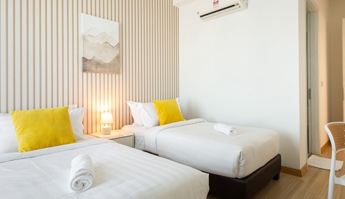 Apartamento exclusivo, 2 habitaciones, vistas a la ciudad