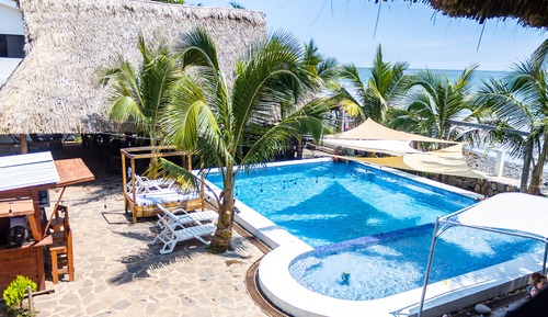 Bungalow junior, 2 camas de matrimonio