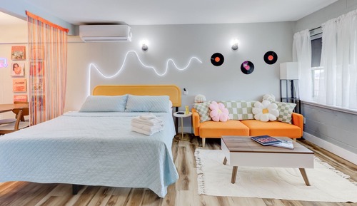 Suite estudio Signature, 1 cama de matrimonio grande con sofá cama, no fumadores, vistas al patio