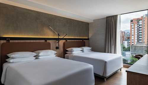 Habitación estándar, 2 camas de matrimonio, no fumadores