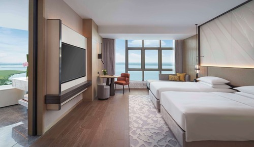 Habitación Deluxe, varias camas, vistas al lago
