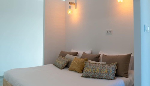 Cabaña, 1 cama doble con sofá cama