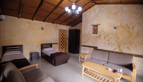 Habitación familiar, vistas al jardín