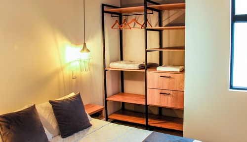 Apartamento estándar, 1 cama doble con sofá cama, cocina