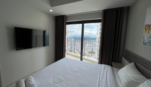 Apartamento City, 2 habitaciones, balcón, vistas a la playa