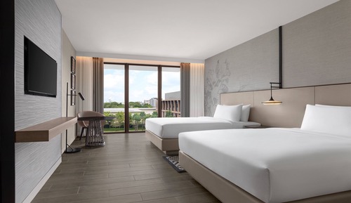 Habitación Deluxe, 2 camas dobles, balcón