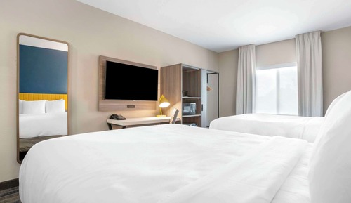 Habitación estándar, 2 camas de matrimonio, no fumadores