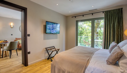 Apartamento superior, balcón, vistas al jardín
