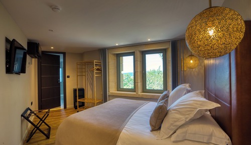 Dúplex Confort, balcón, vistas al jardín