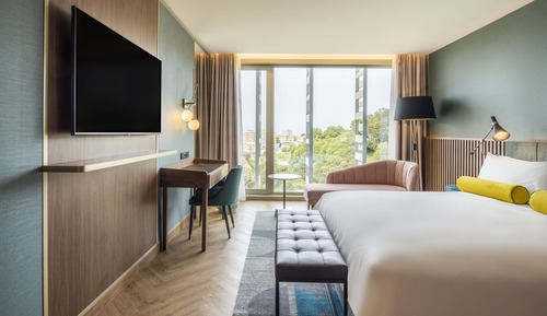 Habitación Deluxe, 1 cama de matrimonio grande, vistas al jardín