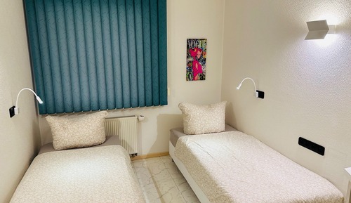 Habitación económica con 2 camas individuales, no fumadores, vistas al jardín