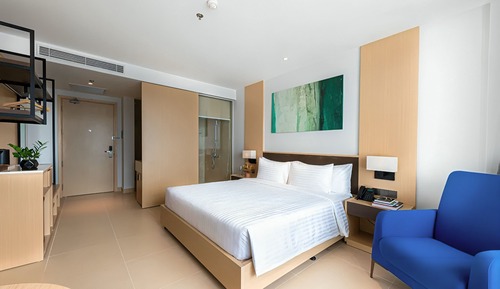 Apartamento estándar, balcón, vistas parciales al mar