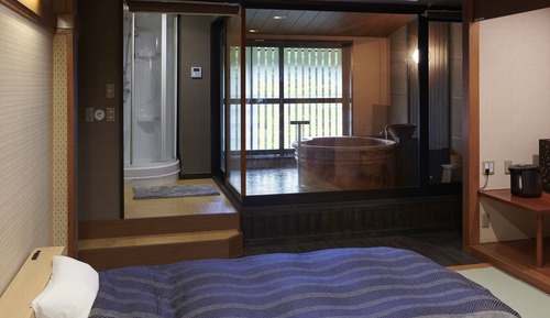 Habitación estándar doble, no fumadores (with private open-air bath)