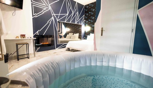 Habitación Deluxe doble, bañera de hidromasaje (Chambre 4)