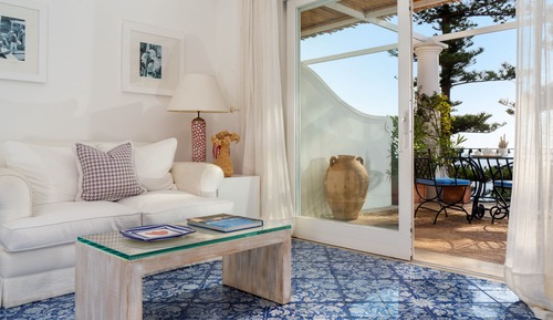 Habitación Deluxe, terraza, vistas al mar