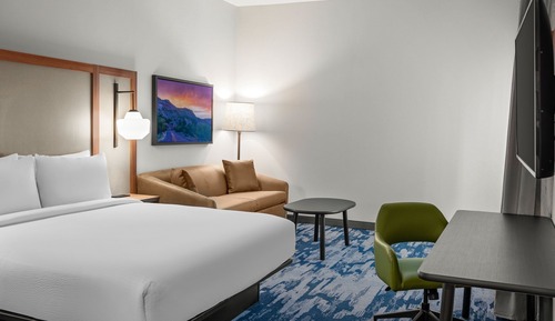 Habitación estándar, 1 cama de matrimonio grande con sofá cama