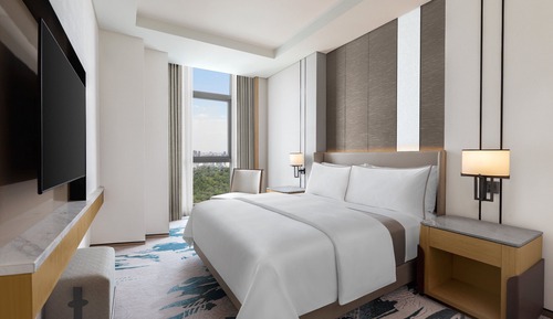 Suite Club, 1 cama de matrimonio grande, vistas a la ciudad