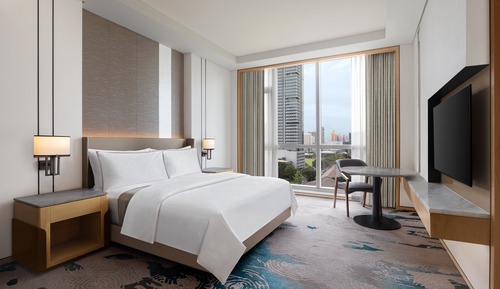 Habitación Deluxe, 1 cama de matrimonio grande, vistas a la ciudad